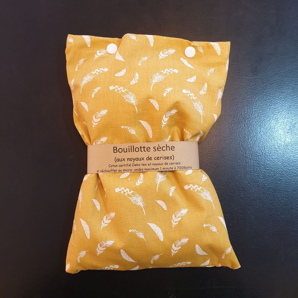 Bouillotte sèche aux noyaux de cerises