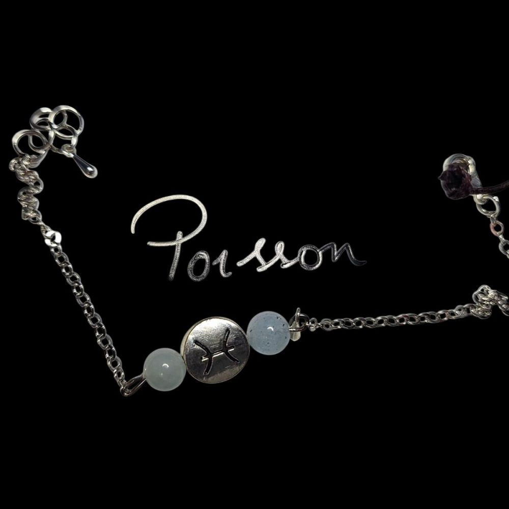 Bracelet signe astrologique du poisson