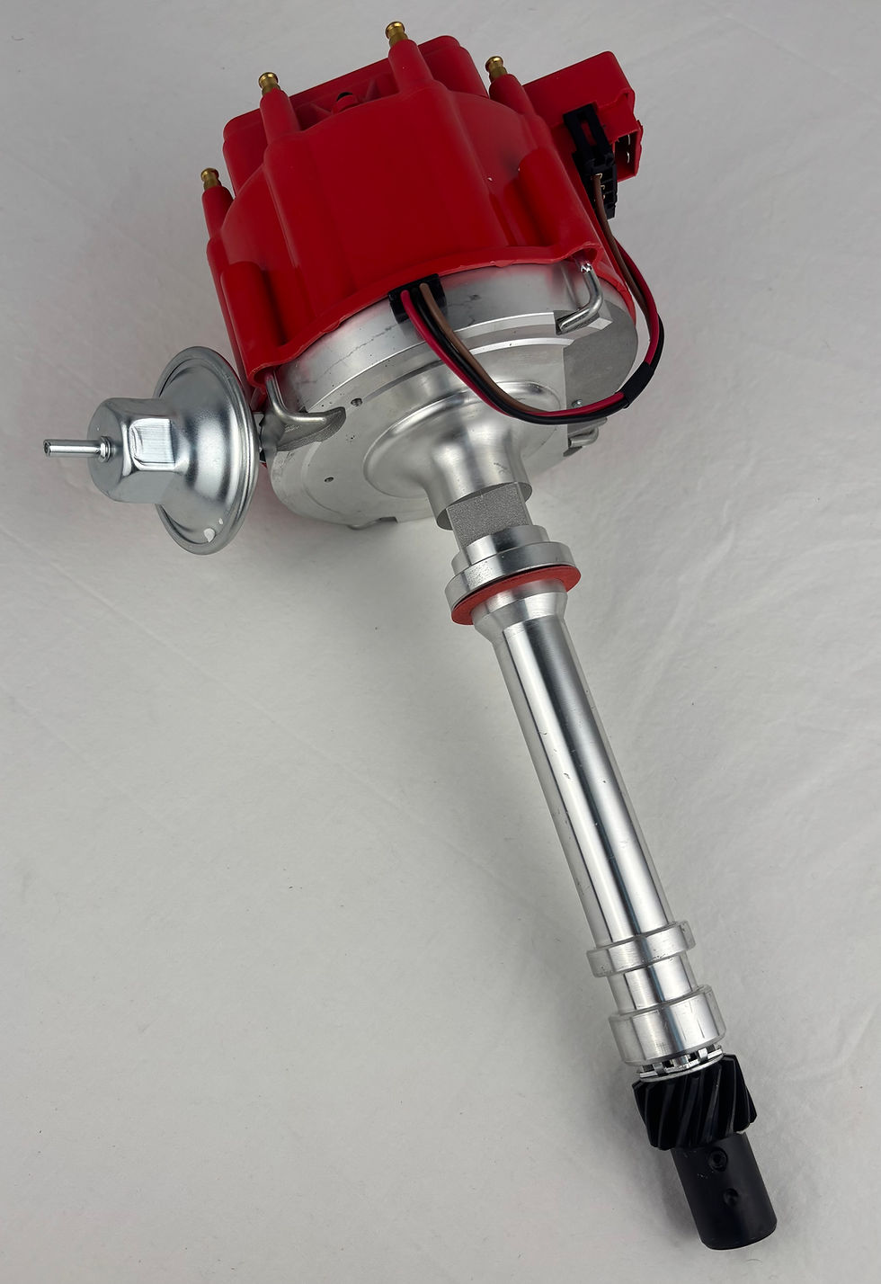 JDMSPEED red cap HEI distributor with high voltage coil for Chevy small block big block engine