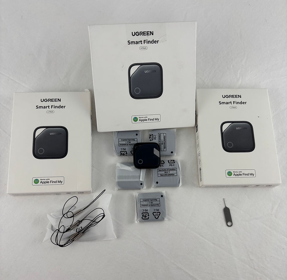 UGREEN FineTrack bluetooth air tracker tags 6 pack lot for Apple Find My iPhone tracking