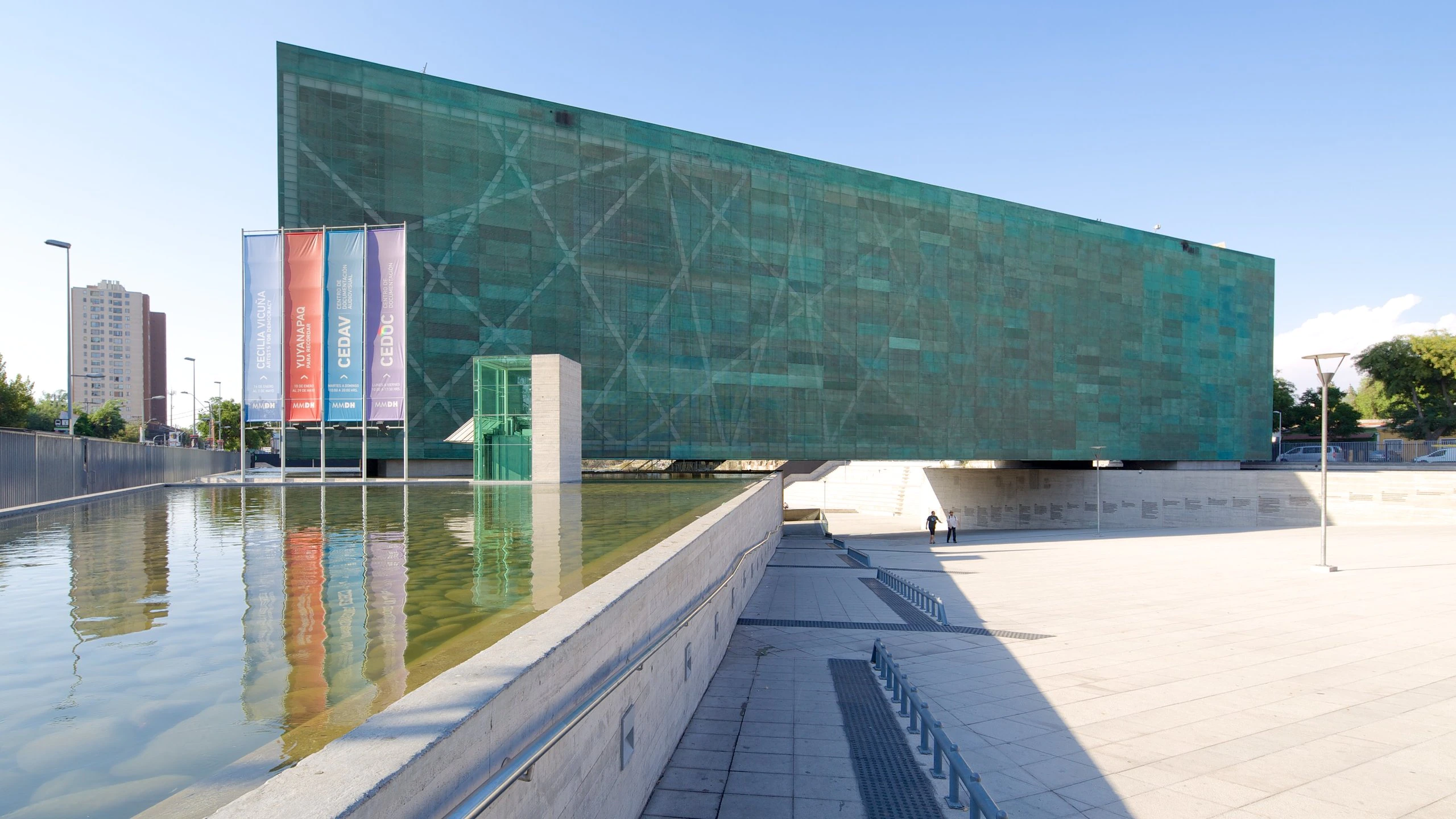 Fachada do Museu da Memória e dos Direitos Humanos