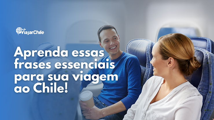 casal em avião indo para o chile