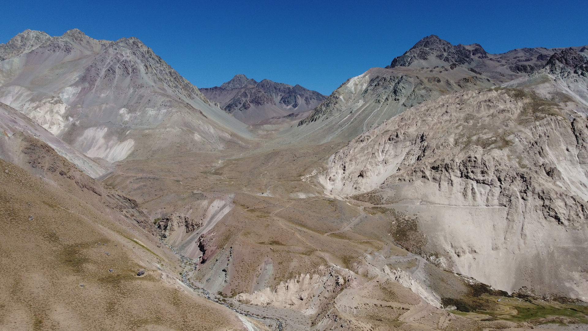 Montanhas de Cajón del Maipo