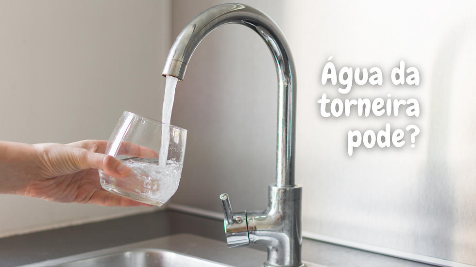 copo com água da torneira