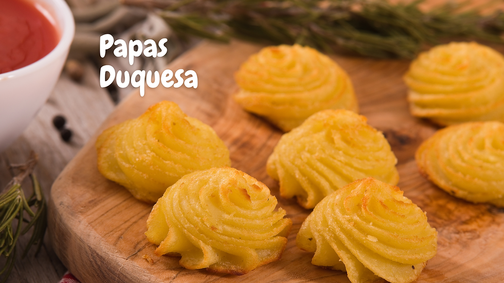 Foto das papas duquesa