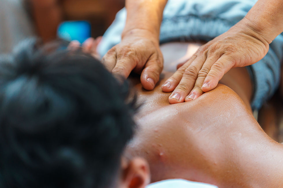 Deep tissue massage for muscle tension at Ali Pais Spa