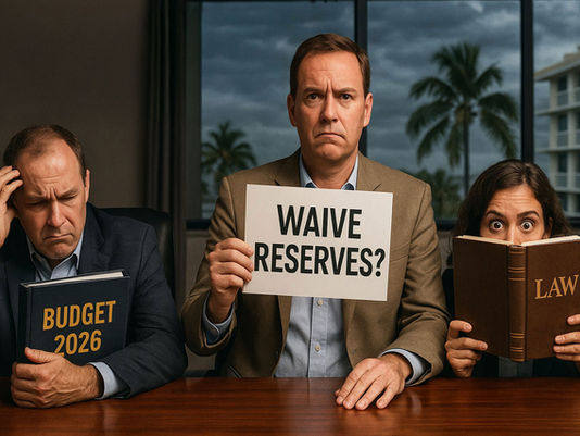 SO CAN ASSOCIATIONS WAIVE ANY RESERVES?