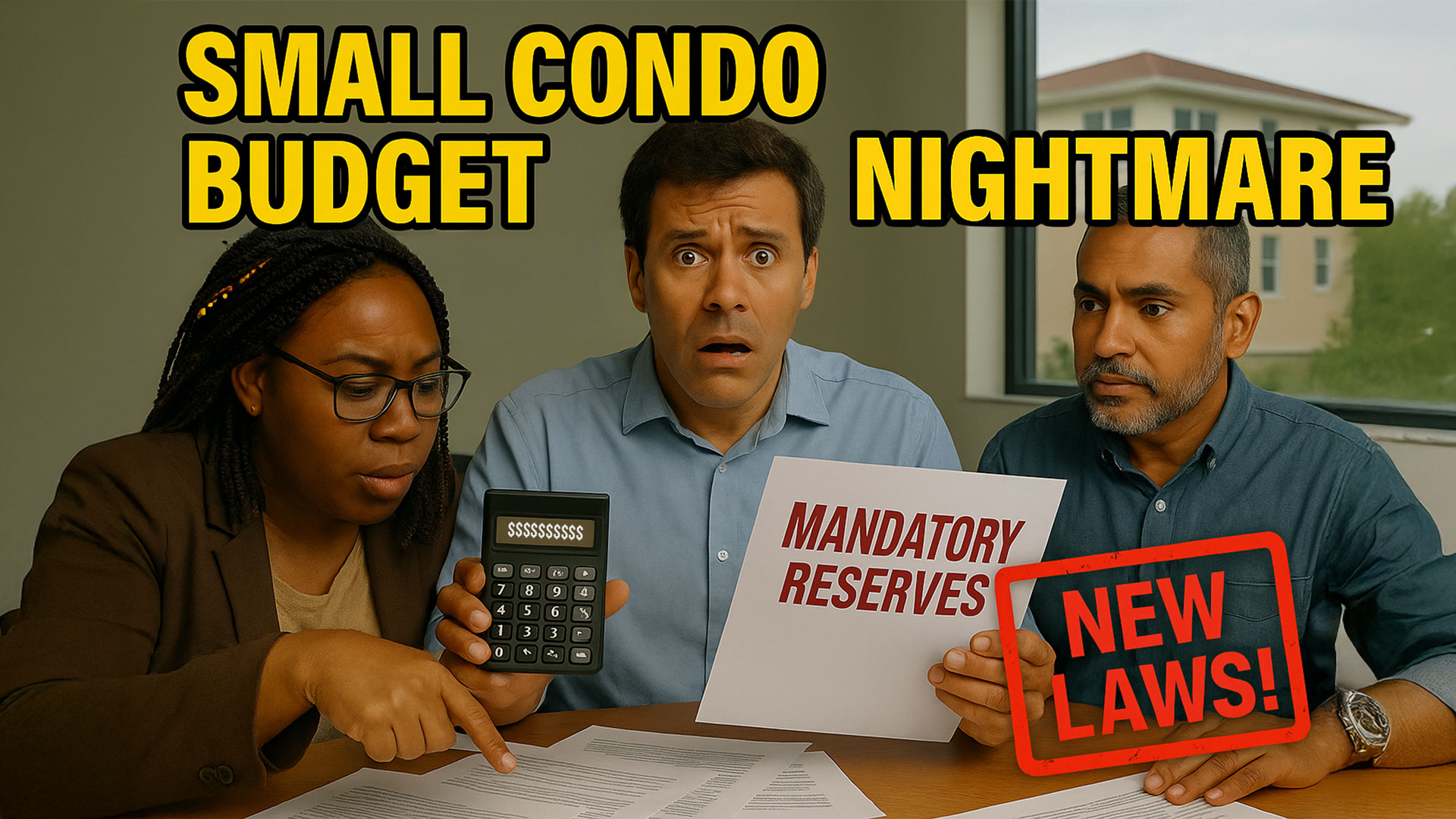 HACER EL PRESUPUESTO EN CONDOMINIOS PEQUEÑOS DE FLORIDA NO ES TAN FÁCIL COMO ANTES