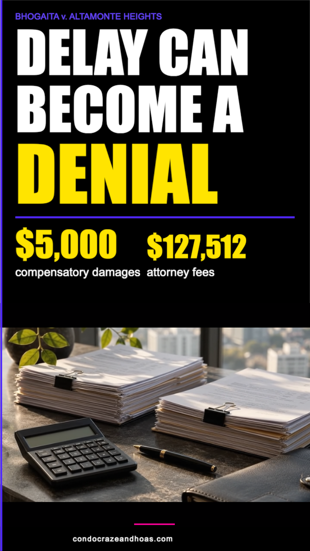 Final episode graphic: The cost of delayed review. Illustration of paperwork, a calculator and pen representing the cost of a prolonged dispute