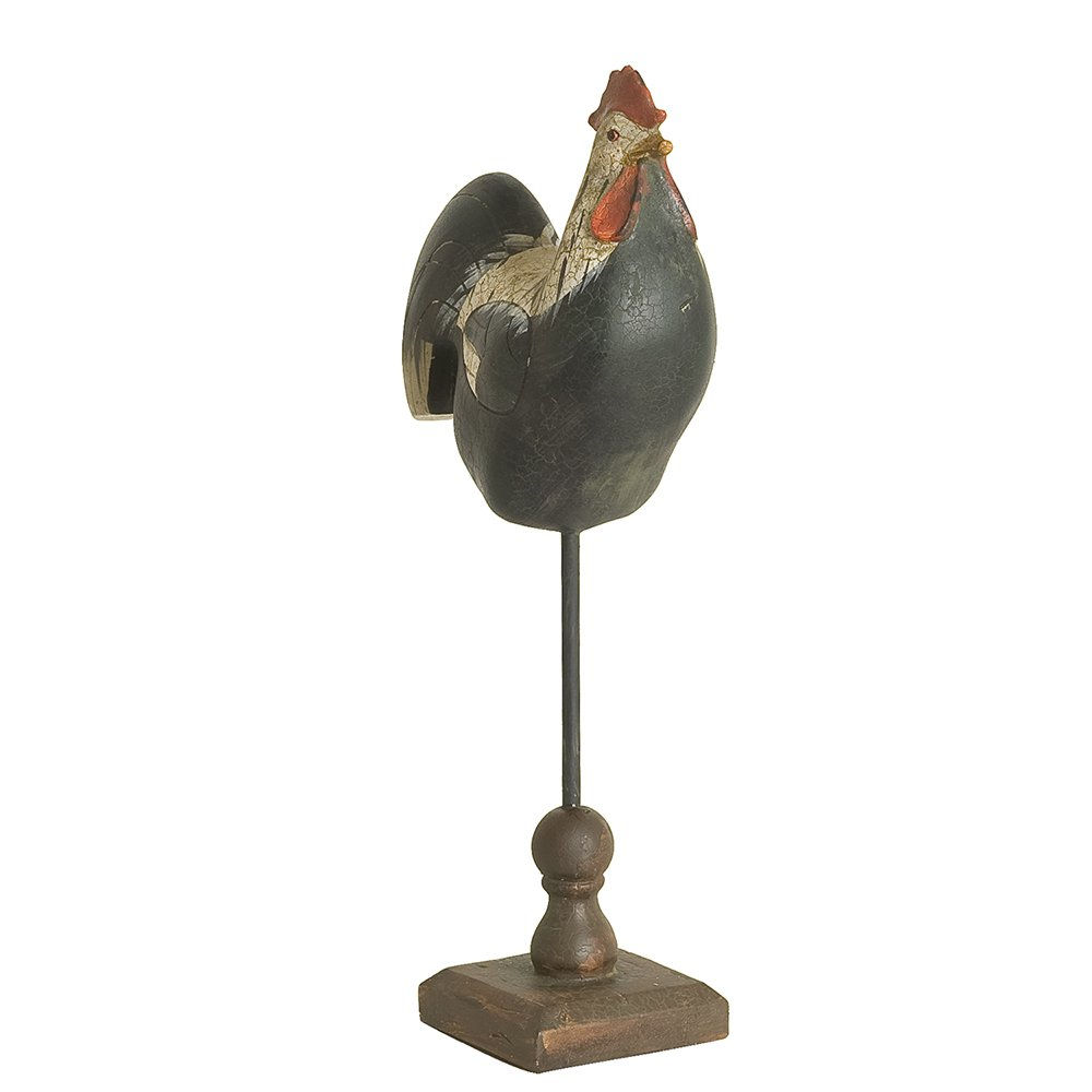 Standing Vintage Style Rooster Decoration