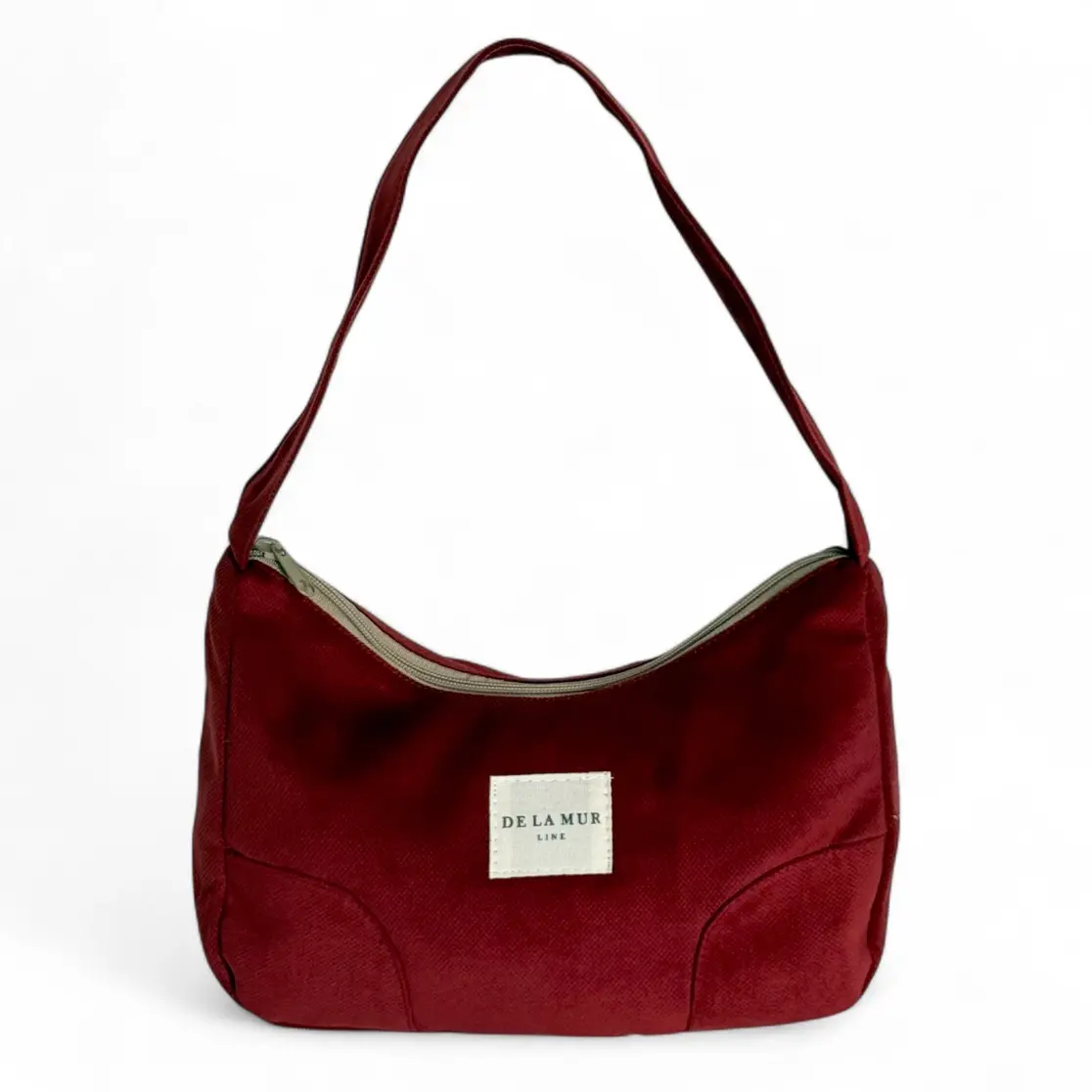 Burgundy Slouch Shoulder Bag