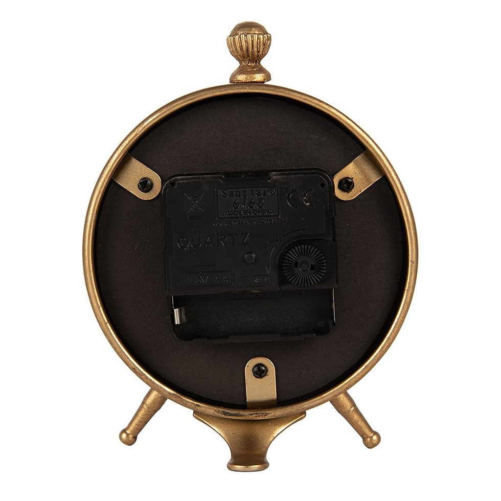 Thumbnail: Gold Vintage Style Table Clock