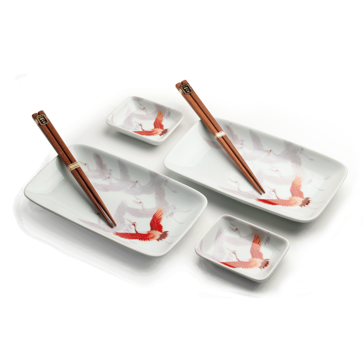 Boxed Sushi Set for 2 Cranes