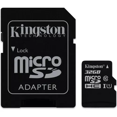 Miniatura: Tarjeta de memoria Kingston SDCS2 Canvas Select Plus con adaptador SD 32GB