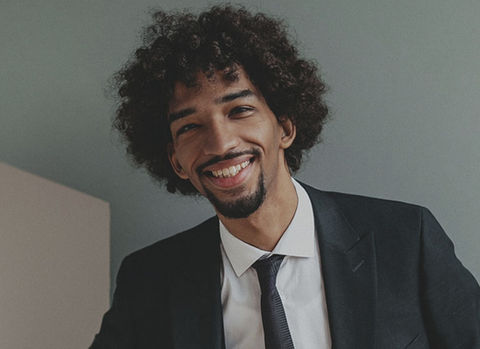 Ricchie, brand specialist and product demonstrator in San Francisco, featured in a professional staff profile highlighting an energetic and personable presence suited for interactive product presentations, brand storytelling, and engaging client communication at trade shows, conferences, and promotional events.