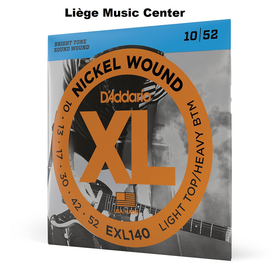 Thumbnail: cordes guitare 🎸 électrique D'Addario Light Top/Heavy Bottom devant EXL140