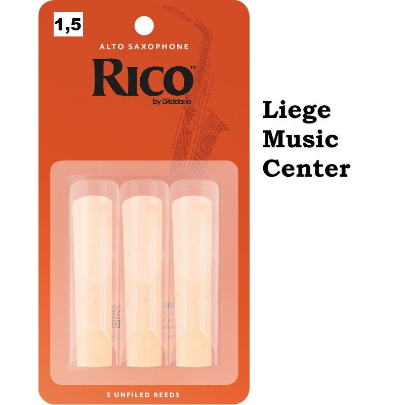 anches saxophone alto 🎷Rico force 2,0 Liège en face RJA0320