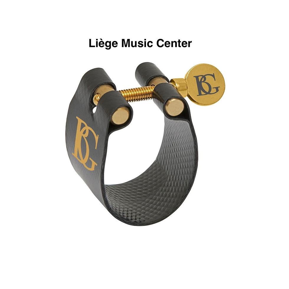 Miniature : ligature ténor saxophone 🎷 cap Bichon Flex Jazz devant LFJ6