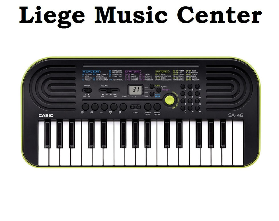 clavier synthétiseur Liège Belgique Casio 32 touches boutons SA46