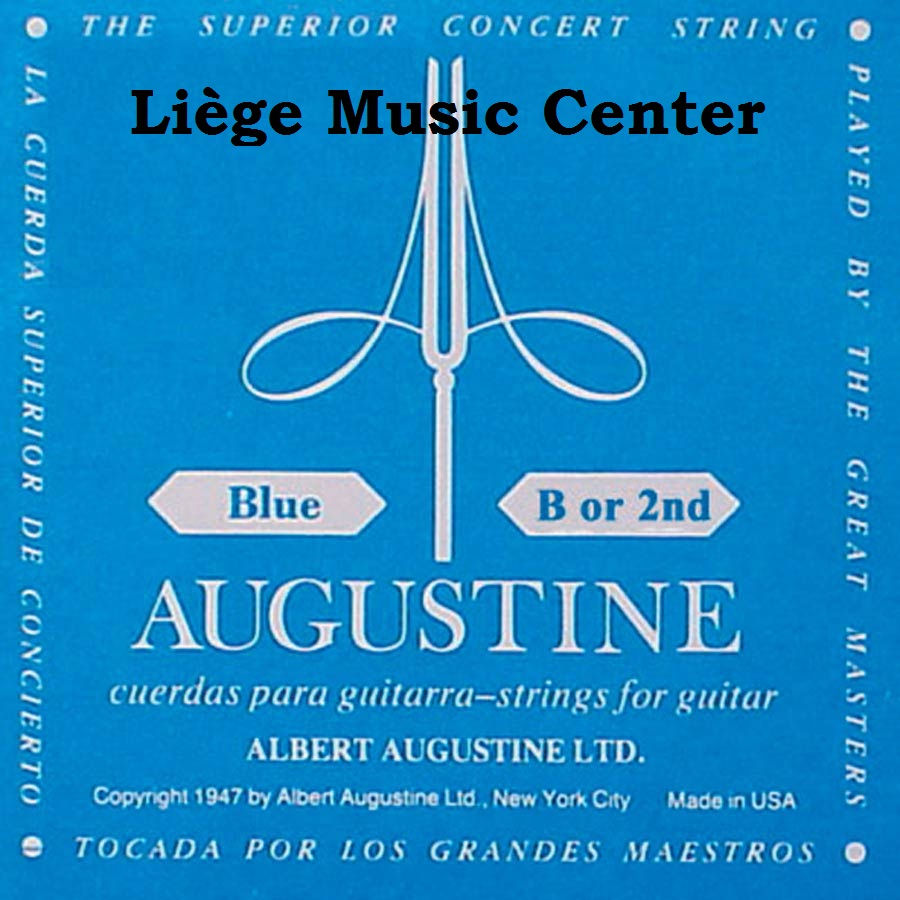 corde séparée guitare classique Augustine haut tension seconde note Liège Music Center