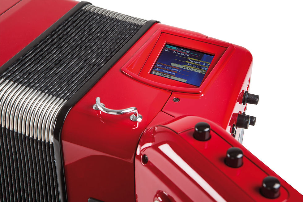 Miniature : magasin accordéon Liège FR-8 Roland rouge écran