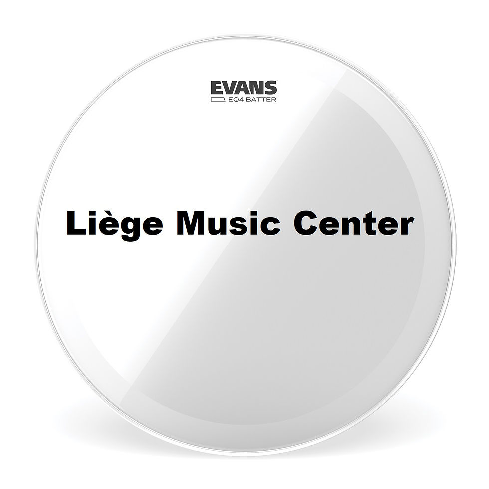 Miniaturbild: peau grosse caisse 20" Evans transparente devant BD20GB4