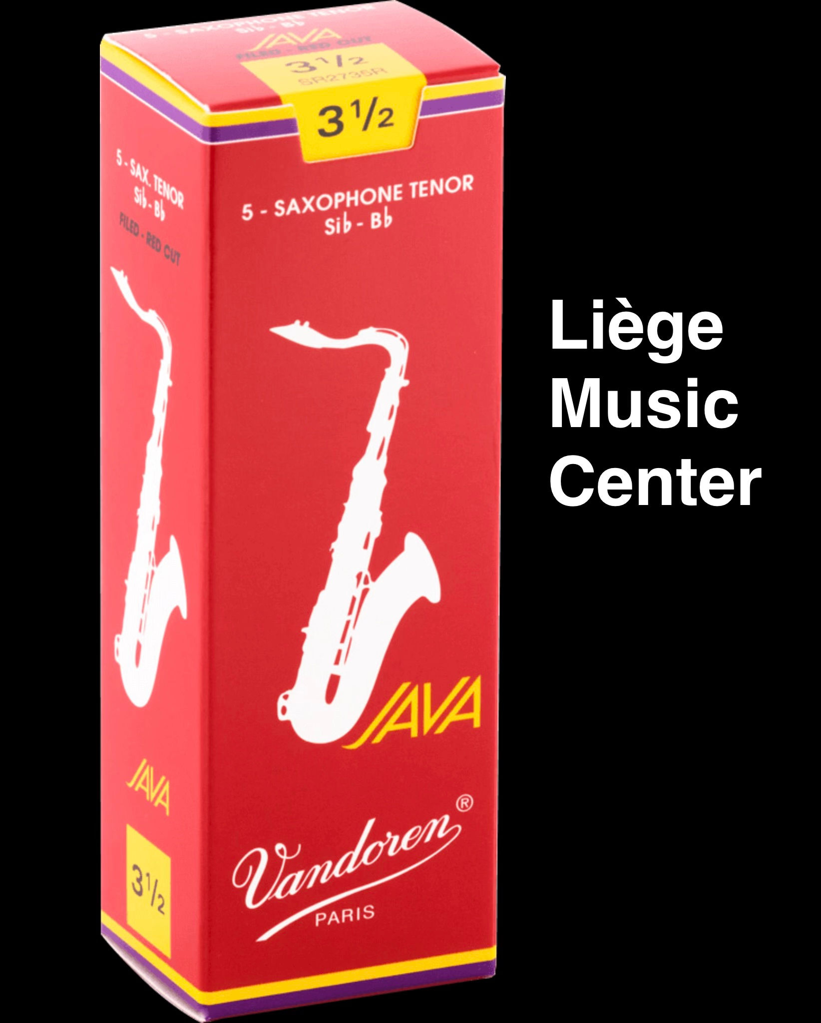 anches saxophone ténor Vandoren🎷 Java force 3,5 en face SR2735R