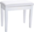 🪑banquette piano Roland🍀 simili cuir blanc devant RPB100WH