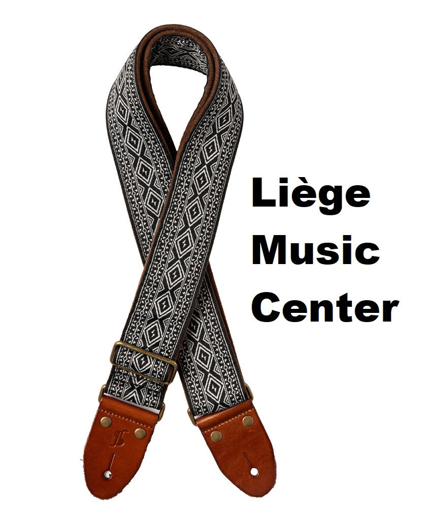 sangle guitare 🎸 Stagg en face SWOLOSBK