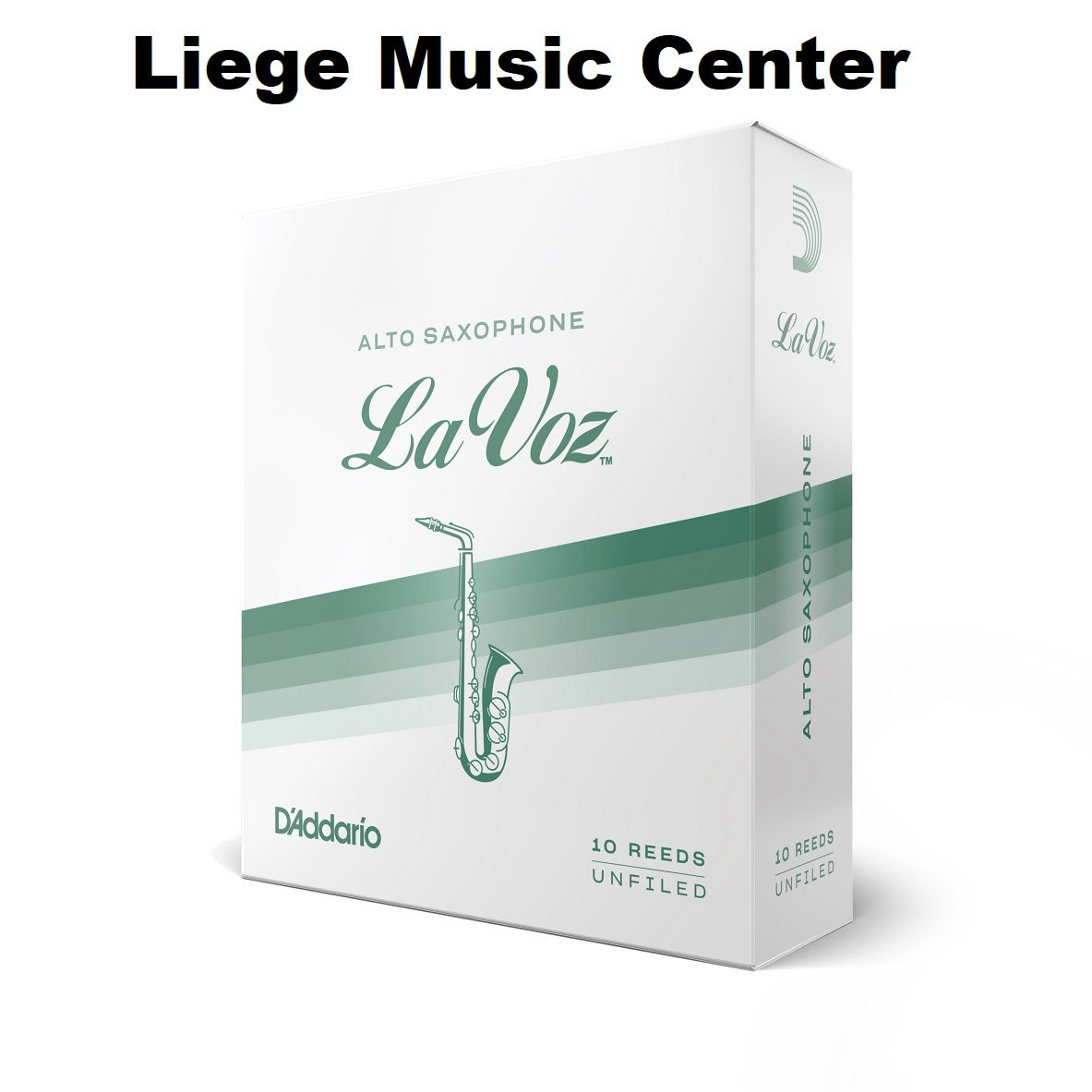 anches saxophone alto 🎷 D'addario medium La Voz Belgique devant RJC10MD