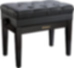 🪑banquette piano 🎹 Roland noir mat capitonnée devant RPB500BK