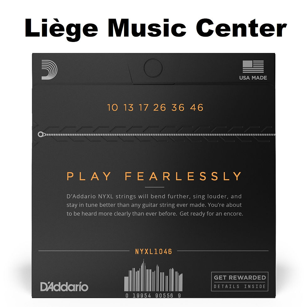 Miniature : cordes guitare 🎸 électrique D'Addario NYXL arrière 10-46