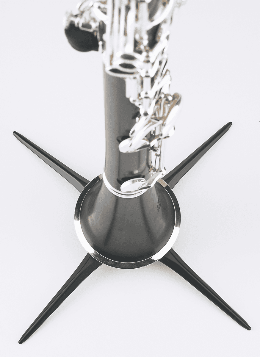 Thumbnail: pied stand clarinette K&M 4 pieds détails 15222