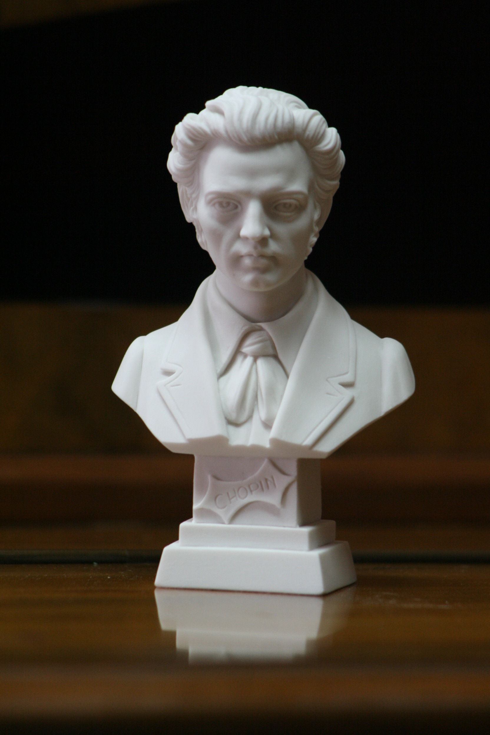 buste Chopin Liège 11cm en face G1300