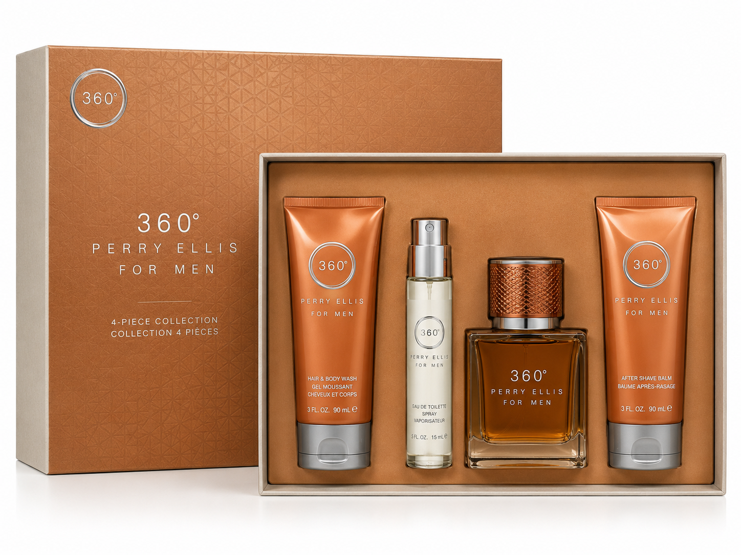 ARMAF HUNTER(M)(H/B)4PC SET(3.4oz edp sp,3.4oz Shower Gel,8.4oz Shampoo,1.7oz Bo