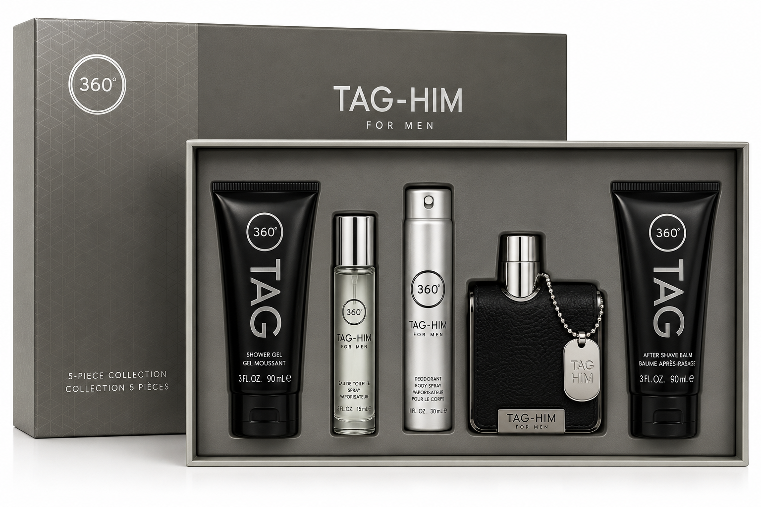ARMAF TAG-HIM(M)(H/B)4PC SET(3.4oz edp sp,3.4oz Shower Gel,8.4oz Shampoo,1.7oz B