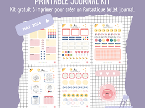 Bullet Journal kit mai 2024