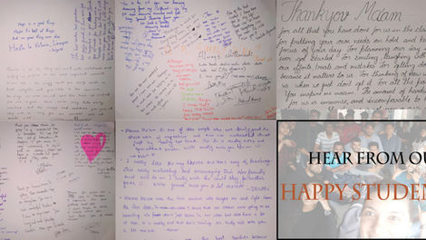 With Love From Happy Students
