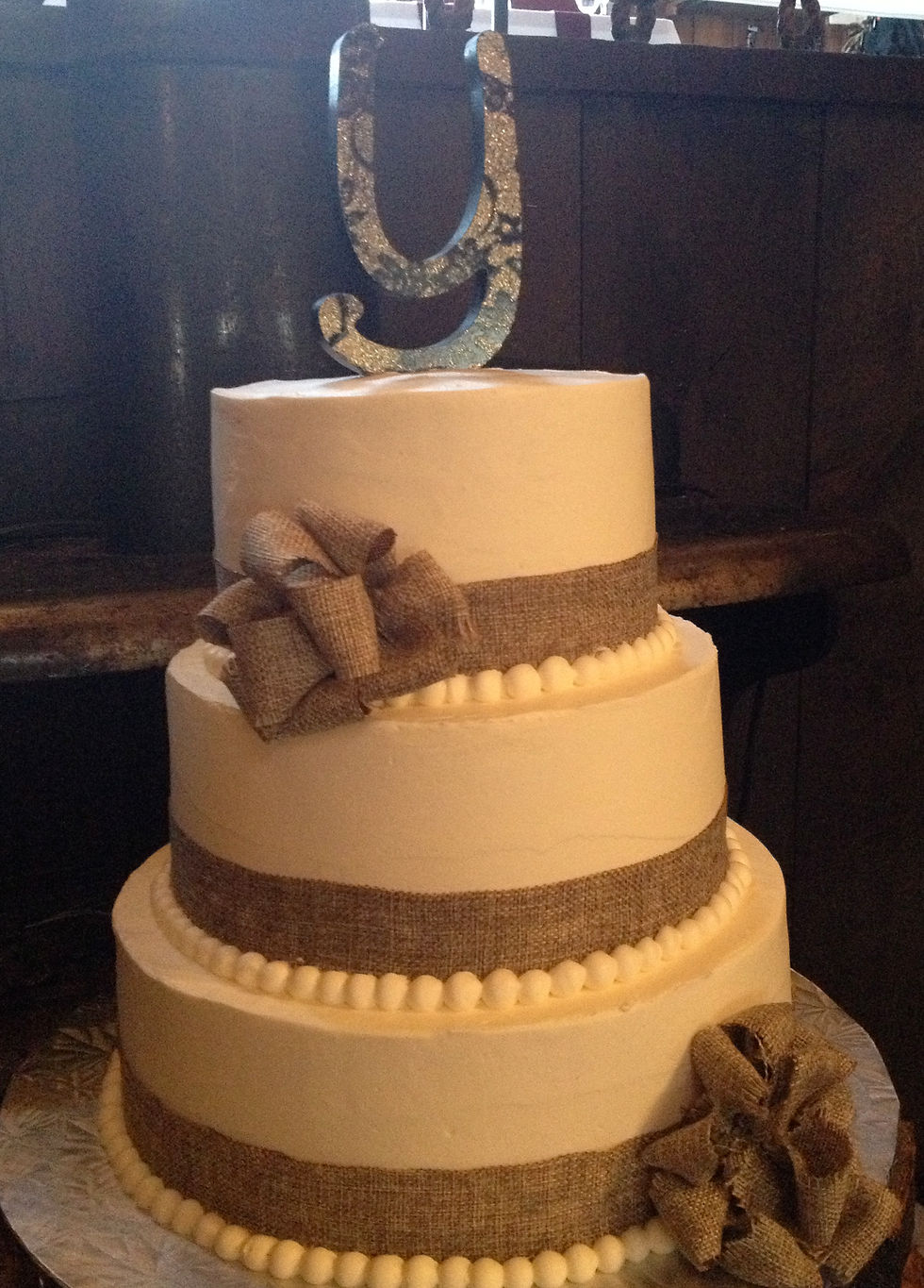 Burlap and Pearls