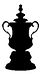 FA Cup silhouette