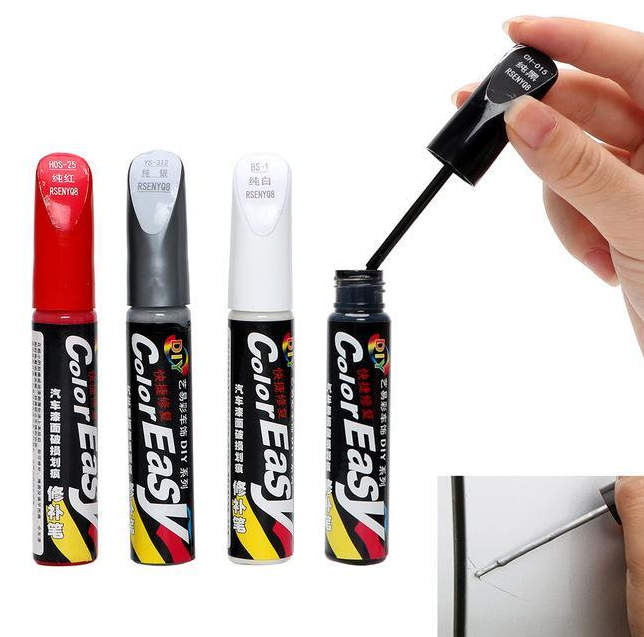 Car Touch-Up Paint Pen for Pearl Black and White