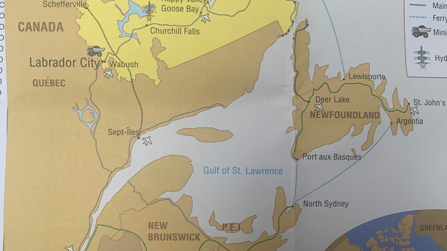 Newfoundland-Labrador/Québec/Ontario/Manitoba