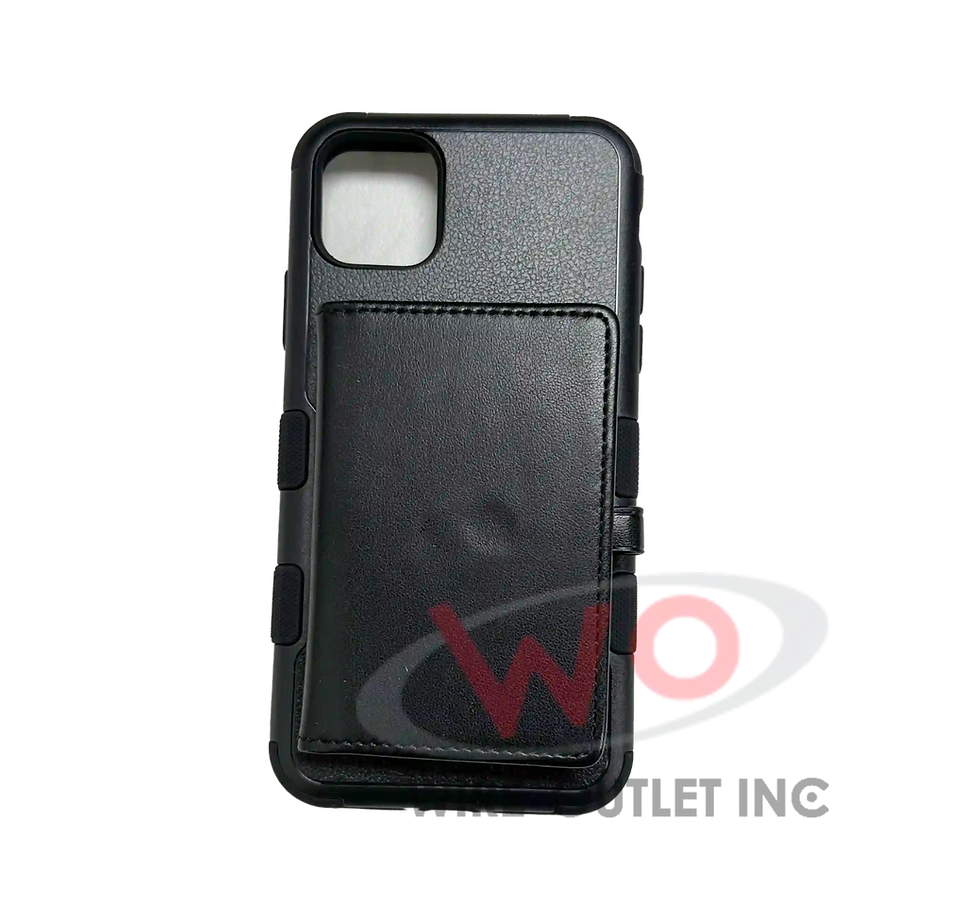 Thumbnail: IPhone 11 Pro Max Wallet Case Black B1054