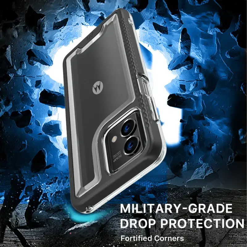 Thumbnail: MyBat Pro Lux Series Case for Motorola Moto G Stylus 5G (2023) - Black B1017