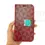 Thumbnail: Phone 11 pro wallet case - Brown checker man-made synthetic B1057