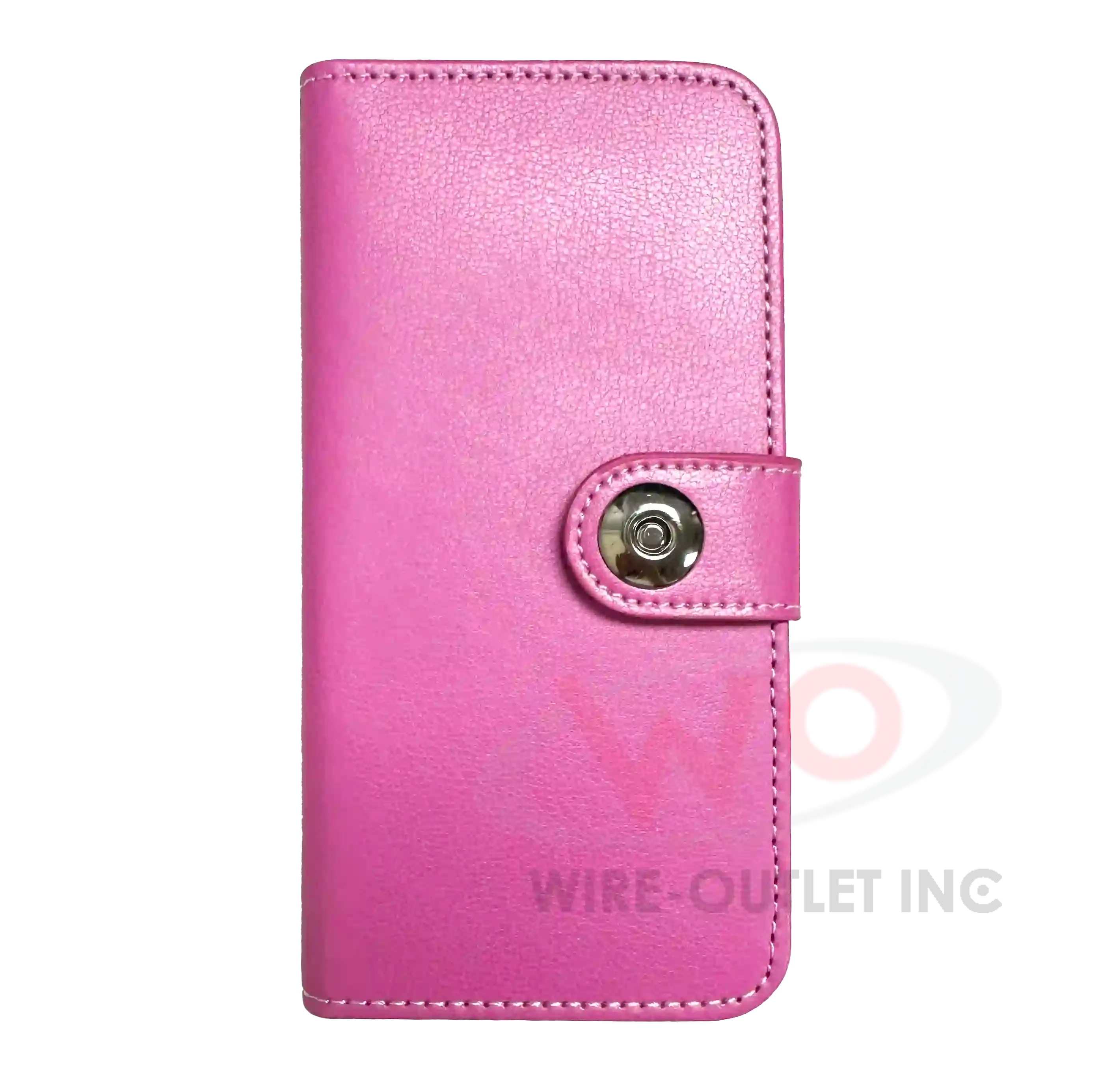 IPhone XR Wallet Case ID Slots with Additional detached case Pink B1053