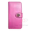 Thumbnail: IPhone XR Wallet Case ID Slots with Additional detached case Pink B1053