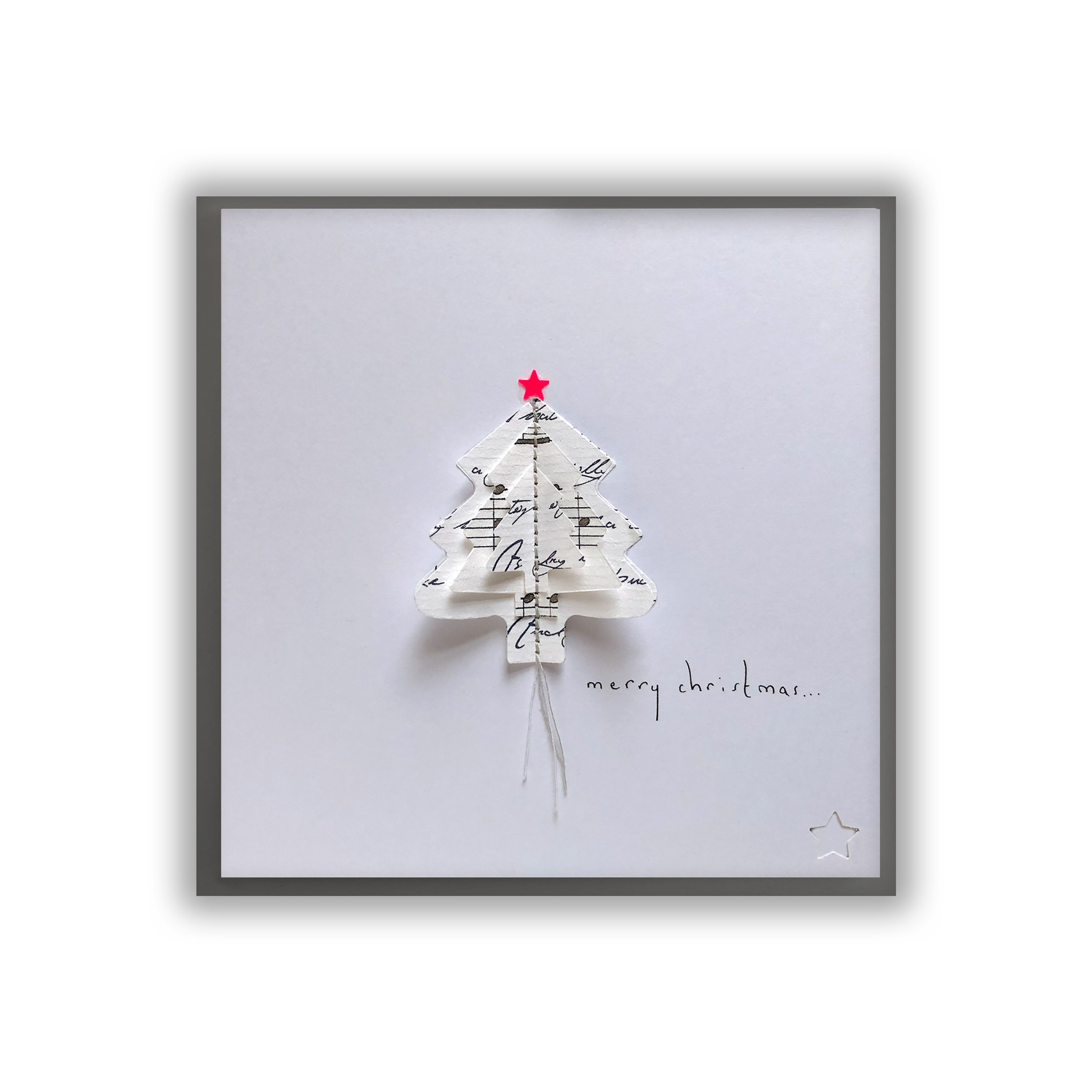 3D Christmas Tree Card