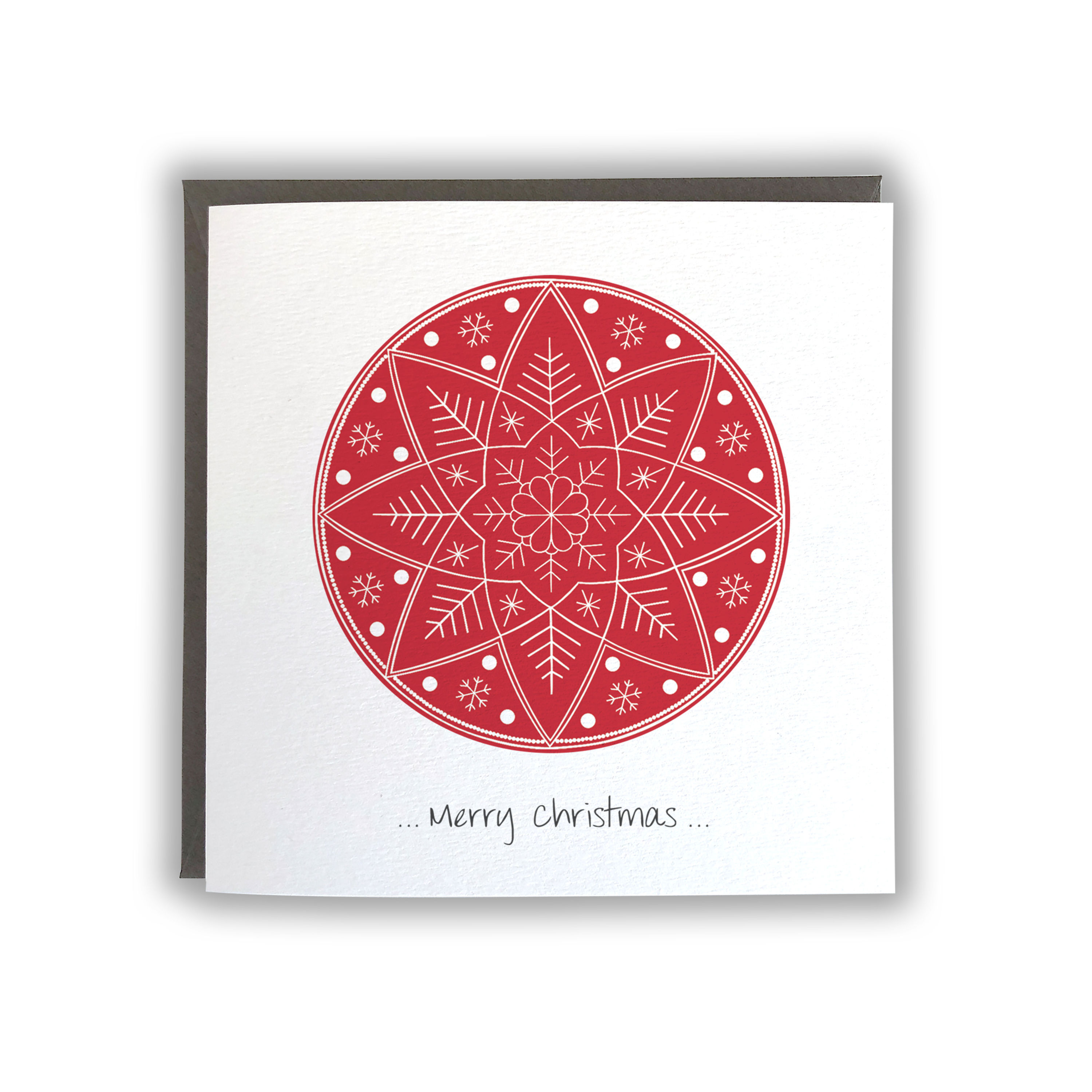 Snowflake Mandala Card
