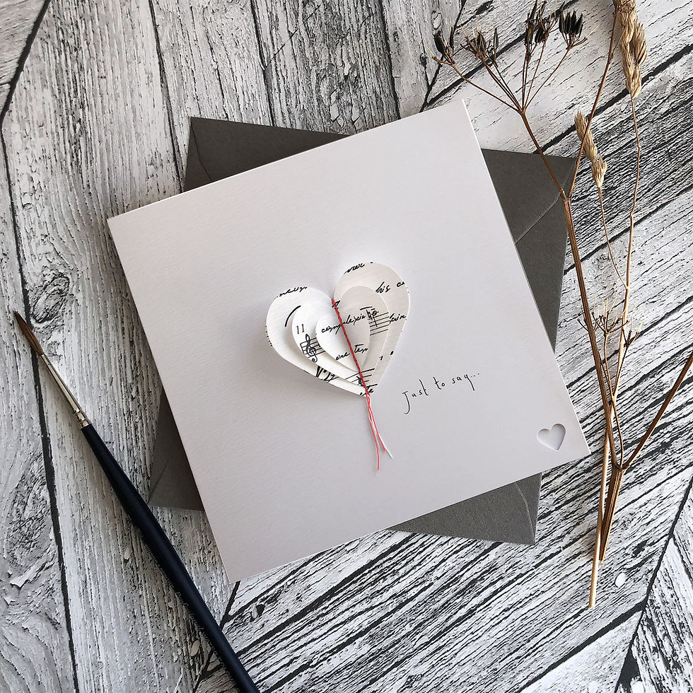 Thumbnail: 3D Music Heart Card